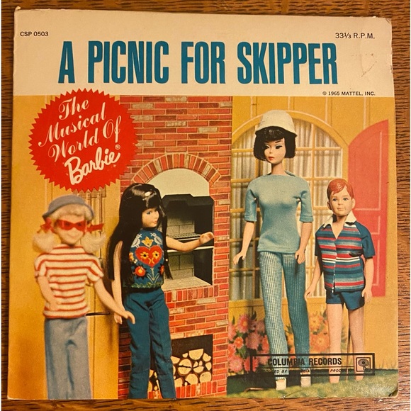 Set of 5 RARE 1965 Mattel Musical World of Barbie 7” Records, 45 RPM *See Notes - Picture 4 of 16